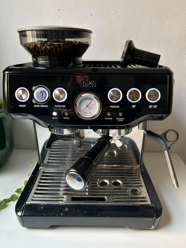 Solis Espresso Machine (Model BES870 / TYP 115A), Witgoed en Apparatuur, Koffiezetapparaten, Gebruikt, Espresso apparaat, Stoompijpje