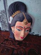 Indiase handgeschilderde sculptuur van papier mache, Antiek en Kunst, Ophalen of Verzenden