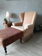 Vintage oorfauteuils teab, Huis en Inrichting, Fauteuils, Ophalen, Gebruikt, 50 tot 75 cm