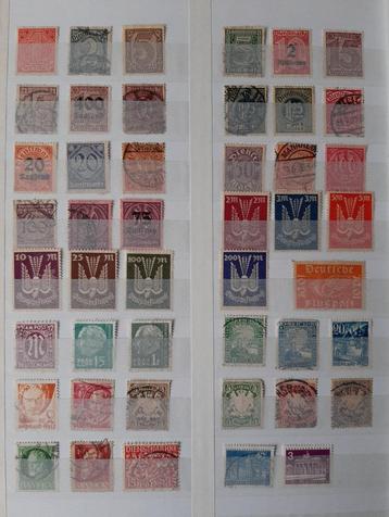 Verzameling Diverse Klassieke Postzegels Duitsland Nr 1 Gest beschikbaar voor biedingen