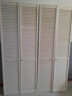 Louvredeurtjes louvre deurtjes luiken schermen - nette staat, Ophalen, Zo goed als nieuw, Hout, Binnendeur