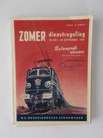 Ned. Spoorwegen / NS Zomerdienstreg. 28 mei - 30 sept. 1961, Ophalen of Verzenden