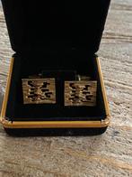 Prachtige mooie vintage manchetknopen 8k goud, Sieraden, Tassen en Uiterlijk, Manchetknopen, Ophalen of Verzenden, Zo goed als nieuw