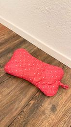 Roze nekkussen - kussen - pittenzak, Ophalen of Verzenden, Zo goed als nieuw, Roze, Rechthoekig