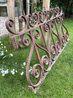 Brocante oud smeedijzeren hekwerk / rooster / ornament, Ophalen of Verzenden