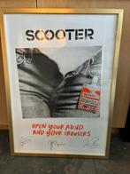 Scooter poster handtekening 50x70 HP Baxxter, Ophalen, Rechthoekig Staand, Met lijst, Nieuw