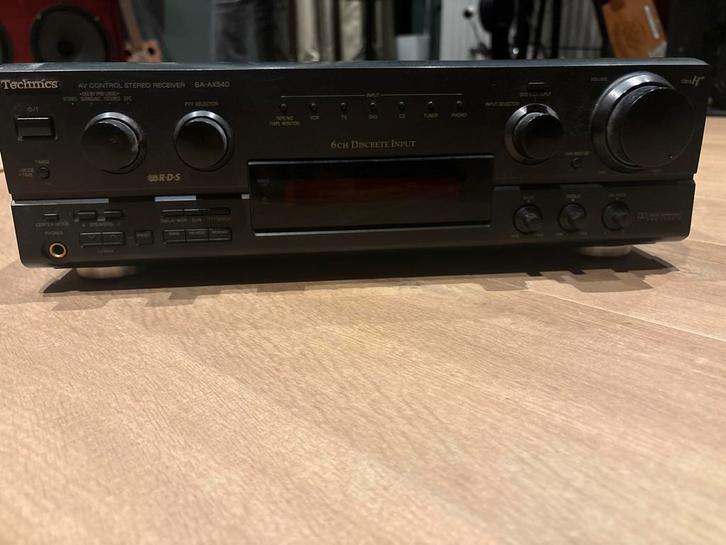 Technics SA-AX540 Receiver, Audio, Tv en Foto, Versterkers en Receivers, Gebruikt, 5.1, 60 tot 120 watt, Overige merken, Ophalen