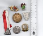Oostenrijk Zeven Vintage Tiroler spelden, Ophalen of Verzenden, Overige materialen, Buitenland