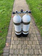 Duikfles dubbel 12liter - 200Bar, Ophalen, Zo goed als nieuw, Duikfles
