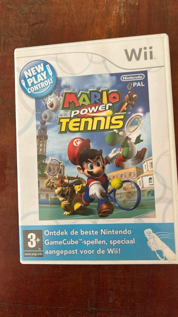 Mario Power Tennis, Wii, Spelcomputers en Games, Games | Nintendo Wii, Zo goed als nieuw, Simulatie, 3 spelers of meer, Vanaf 3 jaar