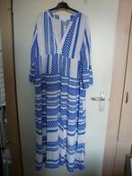 zomer AZTEC MIDI  jurk RAINBOW ijsblauw -GRATIS zend, Maat 42/44 (L), Nieuw, Onder de knie, Verzenden