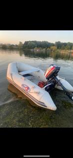 rubberboot met buitenboordmotor, Ophalen, Gebruikt