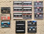 16 FUJI ZII FL DR DRIx JPII FXI K2 cassettebandjes 1974-2001, Cd's en Dvd's, Cassettebandjes, 2 t/m 25 bandjes, Gebruikt, Ophalen of Verzenden