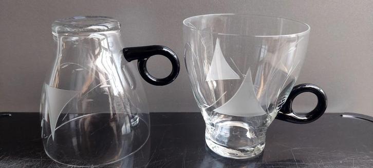 6 Andries Dirk Copier (1901-1991) Bowl glazen Art Deco, Antiek en Kunst, Antiek | Glas en Kristal, Ophalen of Verzenden