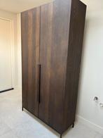 Kast eiken fineer, Huis en Inrichting, Kasten | Wandmeubels, Ophalen, Kunststof, Zo goed als nieuw, Minder dan 150 cm