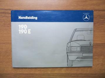 Instructieboek Mercedes-Benz 190, 190 E W201 1983 beschikbaar voor biedingen