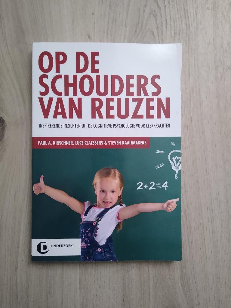Op de schouders van reuzen, Boeken, Paul Kirschner, Zo goed als nieuw, Alpha, HBO