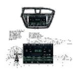 Hyundai i20 navigatie bluetooth dab+ wifi android 9.0 radio, Auto diversen, Autoradio's, Ophalen of Verzenden, Nieuw