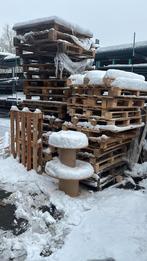 Wegwerp pallets / stookhout / hout, Doe-het-zelf en Verbouw, Hout en Planken, Ophalen, Gebruikt, Minder dan 25 mm, Pallet