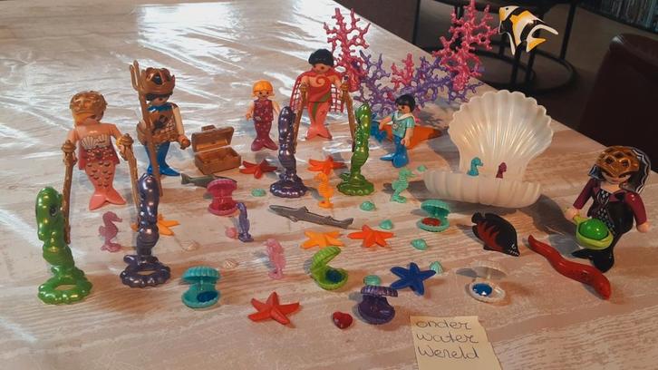Onderwaterwereld zeemeerminnen., Kinderen en Baby's, Speelgoed | Playmobil, Zo goed als nieuw, Complete set, Ophalen of Verzenden