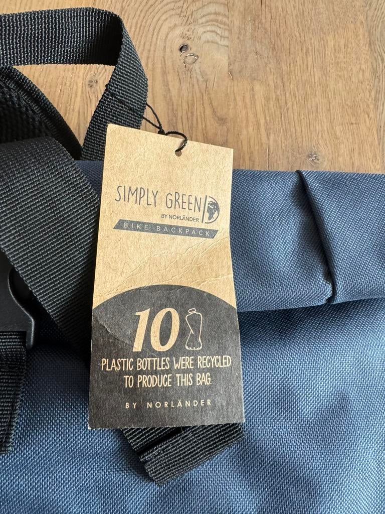 Norlander rugtas blauw, Ophalen of Verzenden, Zo goed als nieuw, Overige merken, Waterdicht