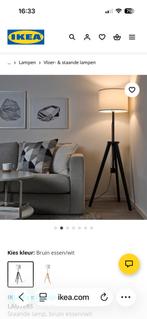 Stijlvolle Staande Lamp Ikea, lauters, Huis en Inrichting, Lampen | Vloerlampen, Ophalen, Zo goed als nieuw, Hout, 150 tot 200 cm