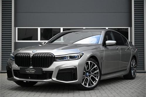 BMW 7 Serie 745e M-SPORT / SCHUIFDAK / B&W / HUD / SOFTCLOSE, Auto's, BMW, Bedrijf, Te koop, 7-Serie, 360° camera, ABS, Achteruitrijcamera