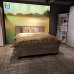 Elektrische boxspring - 180 x 210 cm - showmodel, Ophalen, Bruin, 210 cm, 180 cm