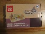 Houten sandwich-set (nieuw), Ophalen of Verzenden, Nieuw
