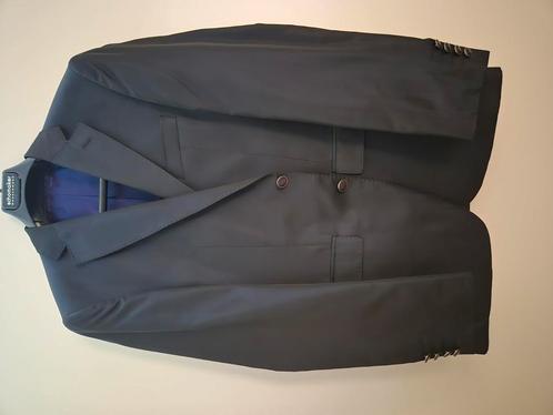 Trouwpak Hugo Boss blauw, Kleding | Heren, Trouwkleding en Trouwaccessoires, Zo goed als nieuw, Trouwpak, Overige kleuren, Ophalen