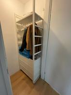 IKEA ELVARLI Kledingkast combinatie Wit, Huis en Inrichting, Kasten | Kledingkasten, Ophalen, 200 cm of meer, 50 tot 100 cm, Zo goed als nieuw
