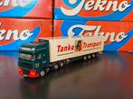 Tekno Tanke Transport, Hobby en Vrije tijd, Modelauto's | 1:50, Ophalen of Verzenden, Zo goed als nieuw, Bus of Vrachtwagen, Tekno