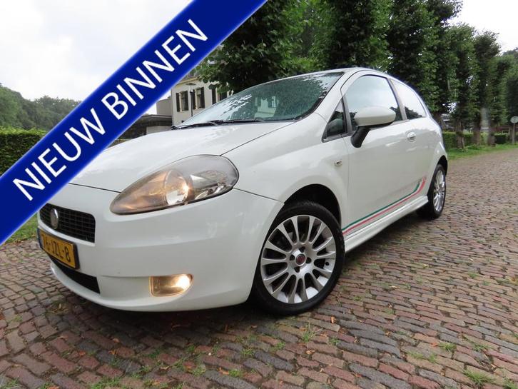 Fiat Grande Punto 1.4 NeroBianco Airco Cruiseontrol Lm Velge, Auto's, Fiat, Bedrijf, Te koop, Grande Punto, ABS, Airbags, Airconditioning