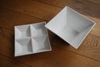 ASA-Selection | Quadrato 4 vaks schaal / serveerschaal - wit, Huis en Inrichting, Keuken | Servies, Ophalen of Verzenden, Zo goed als nieuw