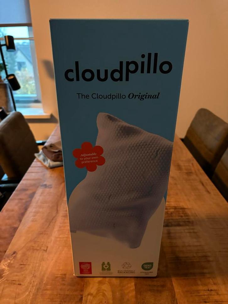 Ongeopende Cloudpillo - Nieuw!, Huis en Inrichting, Slaapkamer | Beddengoed, Nieuw, Kussen, Eenpersoons, Wit, Ophalen of Verzenden