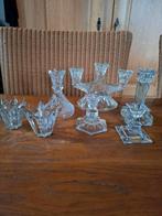 Diverse kandelaars , leuk voor de komenden feestdagen !, Ophalen of Verzenden, Zo goed als nieuw, Overige materialen, Minder dan 25 cm