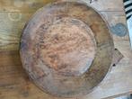 Nepalese houten schaal, Ophalen of Verzenden, Zo goed als nieuw, Rond, Hout