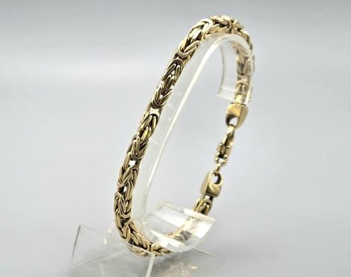 18 Krt.Gouden byzantijnse koningsarmband.2025/545 29,35 Gram, Sieraden, Tassen en Uiterlijk, Armbanden, Zo goed als nieuw, Goud