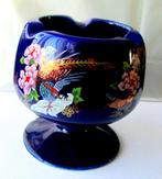 Prachtige kobalt blauwe porseleinen vaas Japan, Verzenden