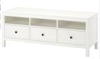 IKEA Hemnes TV-bank, wit, Ophalen, Zo goed als nieuw, Minder dan 100 cm, Grenenhout