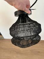 Zwarte hanglamp met metalen frame, Ophalen, Nieuw, Metaal, Minder dan 50 cm