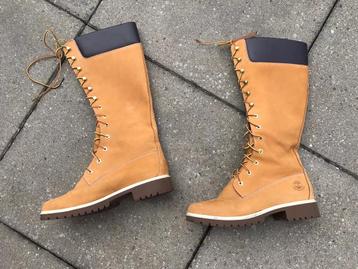 Hoge timberland boots bruin veter laarzen maat 41 zgan beschikbaar voor biedingen