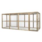 Houten kippenren met nachthok of sluis, Ophalen of Verzenden, Nieuw, Kippenhok of Kippenren