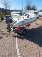 Zodiac 370 de luxe . Geheel compleet yama 9.9 aanhanger etc, Watersport en Boten, Speedboten, Ophalen, Zo goed als nieuw, Minder dan 70 pk