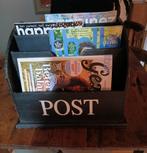 Vintage Houten Postbak / Tijdschriftenhouder, Ophalen of Verzenden, Gebruikt