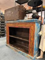 Open Dressoir india blue washed, Ophalen, 100 tot 150 cm, ., .