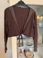 Bolero bruin met pailletten maat 40, Kleding | Dames, Maat 38/40 (M), Bruin, Ophalen of Verzenden, Onbekend