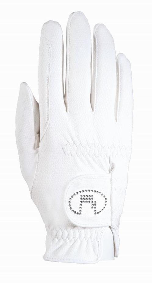 Roeckl Lisboa Handschoen, Wit, maat 6, 6.5, 7, 7.5, 8,8.5, Dieren en Toebehoren, Paardrijkleding, Nieuw, Dames, Kinderen, Overige typen