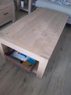 Eikenhouten salontafel, Ophalen, Gebruikt, 100 tot 150 cm, Eikenhout