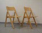 2x IKEA houten klapstoel uit 2002, Huis en Inrichting, Stoelen, Ophalen, Gebruikt, Hout, Twee